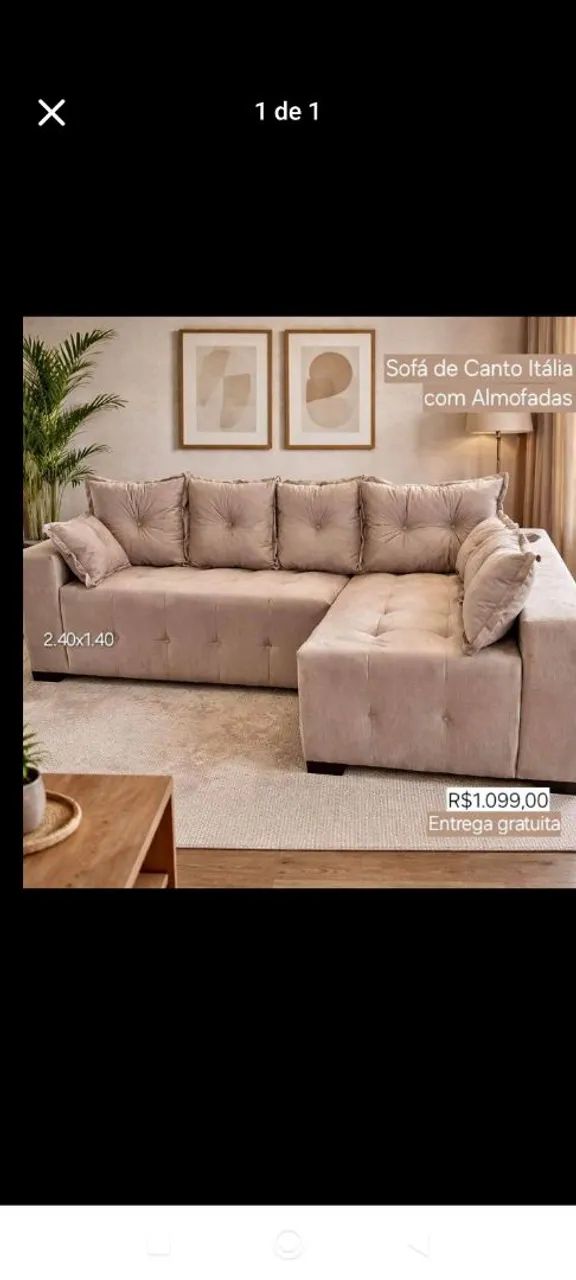 Sofá canto 