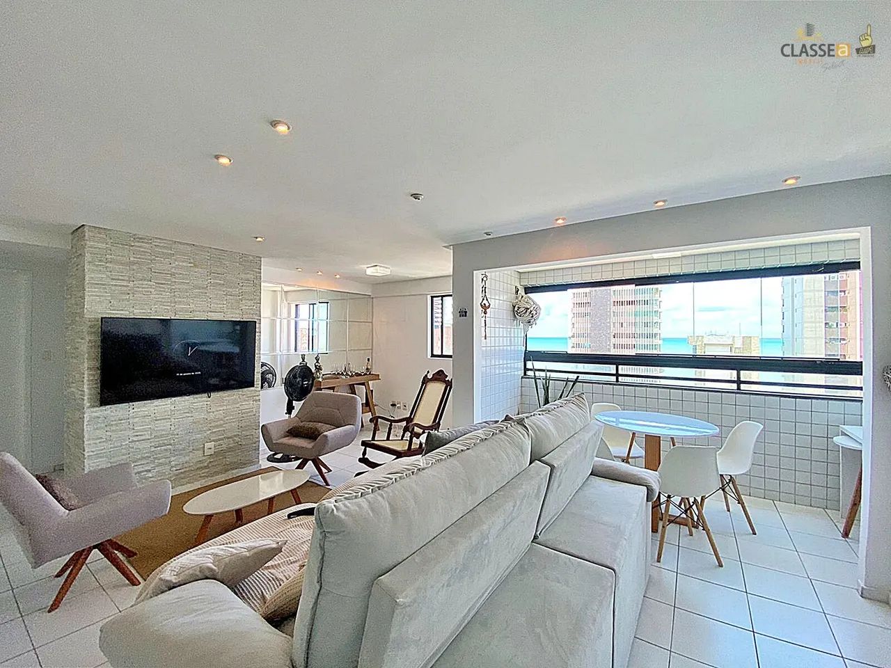 Apartamento Grande com Vista Mar e 2 vagas em Piedade - Foto 4