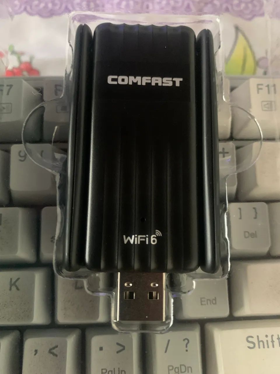 Adaptador USB Wi-Fi 6 + Bluetooth 5.3 Comfast Original - Foto 2
