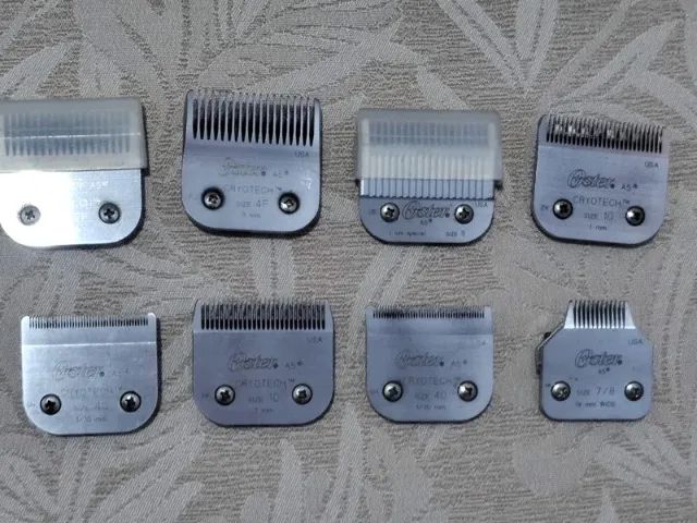 8 Lâminas Oster para Banho e Tosa (Vendo separadamente)