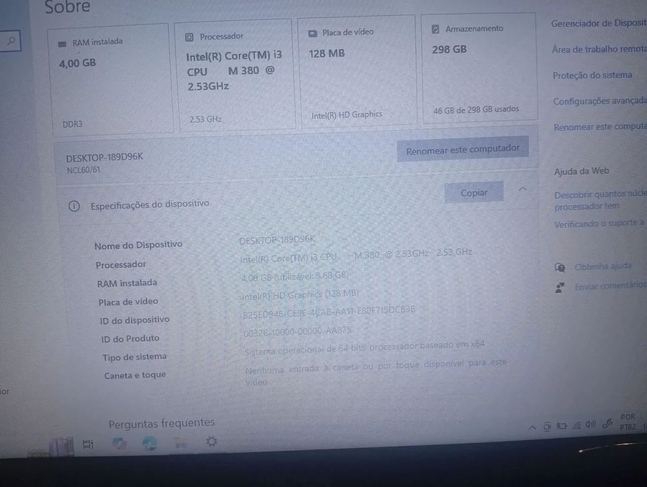 Vendo notebook i3 