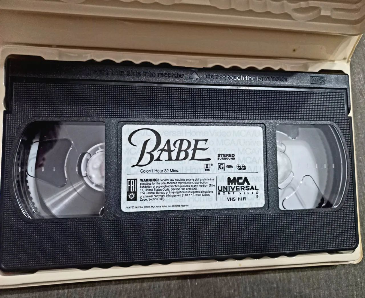 Fita VHS BABE Original - Foto 3