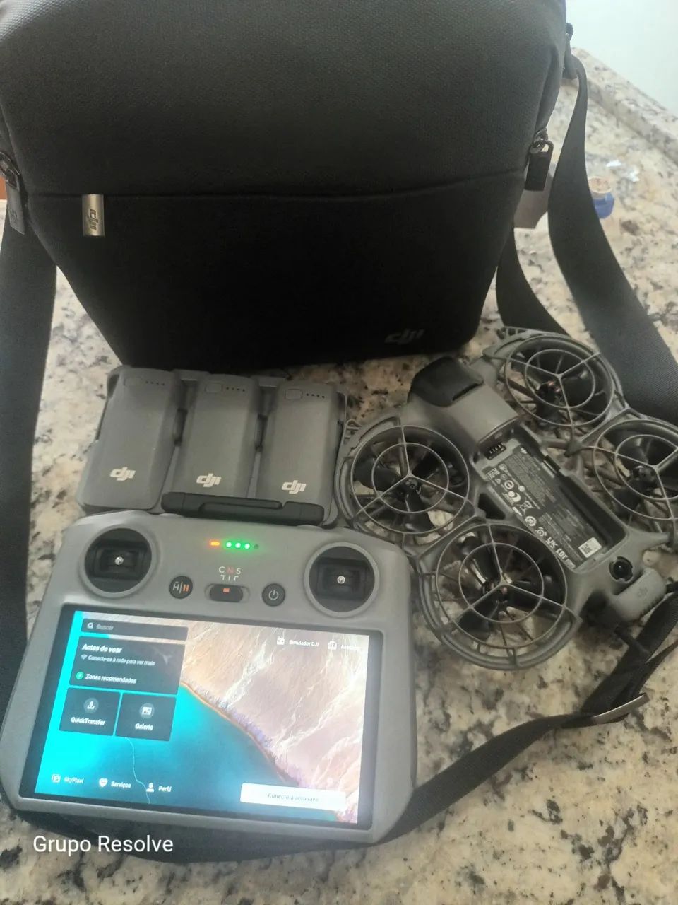 Drone DJI neo 2 combo controle com tela - Foto 3