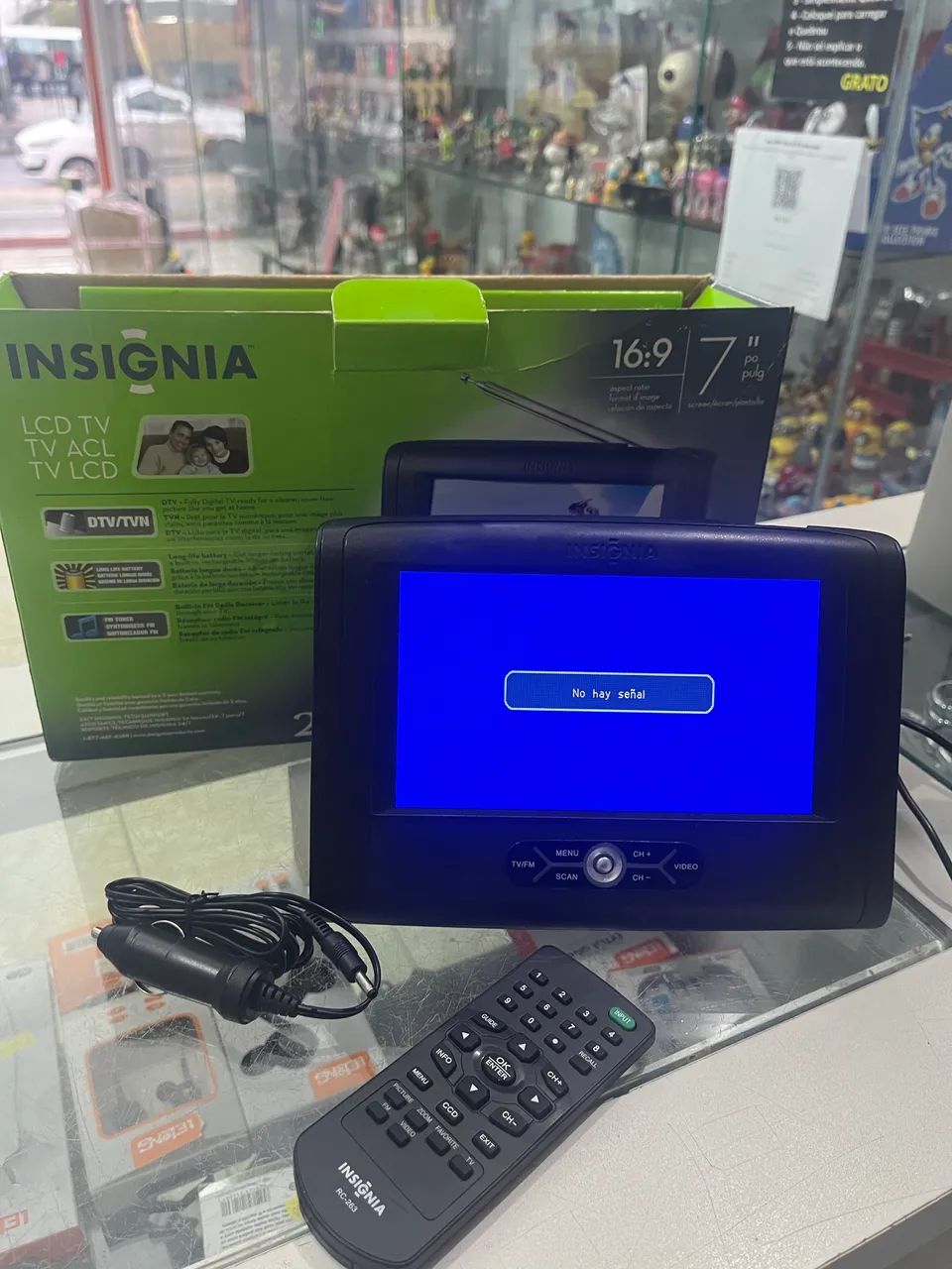 Tv 7 polegadas insignia com av controle remoto  - Foto 4