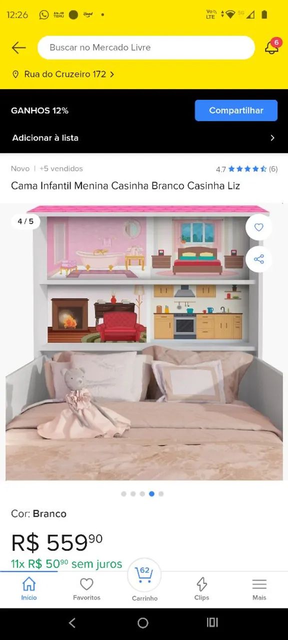 Cama infantil menina - Foto 2