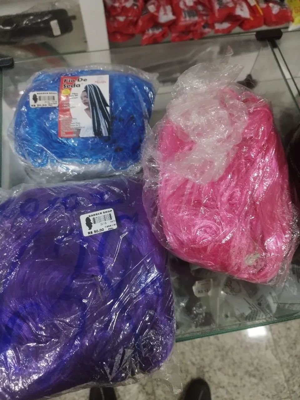 FIBRA PARA TRANÇA COLORIDA 