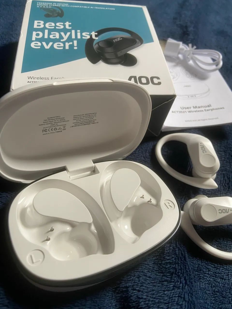FONE BLUETOOTH ESPORTIVO AOC ORIGINAL - OFERTAS - Foto 2