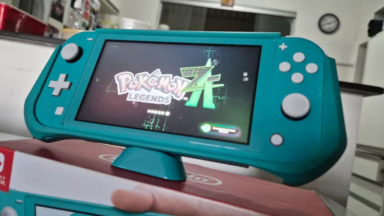 Nintendo Switch Lite - Azul Turquesa com Acessórios e Película  - Foto 2