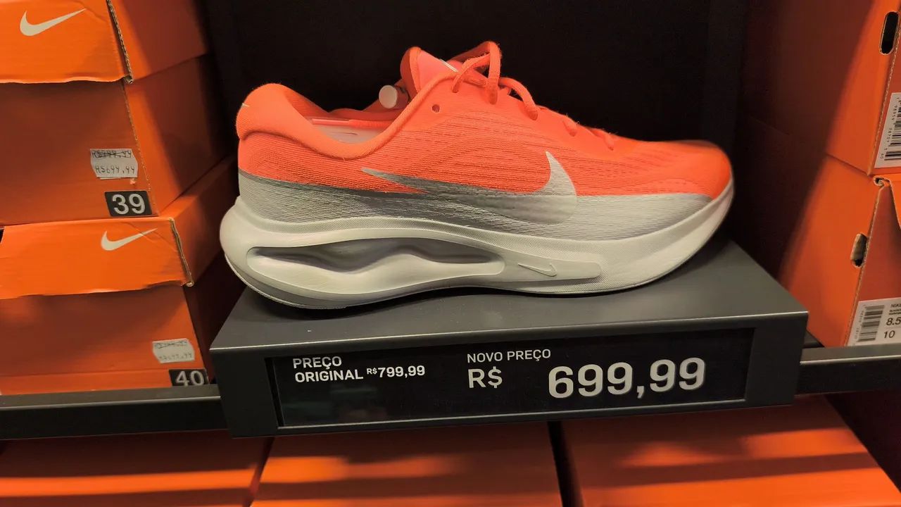 Nike Jorney Rum PRM - Laranja e Cinza (Original) - Foto 4