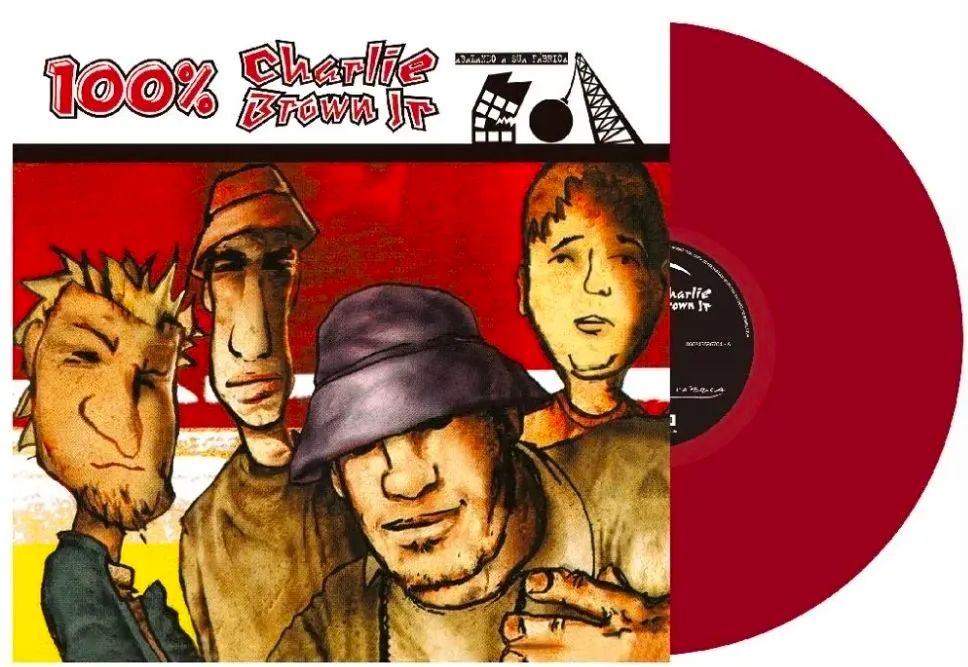 LP Vinil Charlie Brown Jr. - 100% Charlie Brown Jr - Abalando A Sua Fábrica (vermelho)