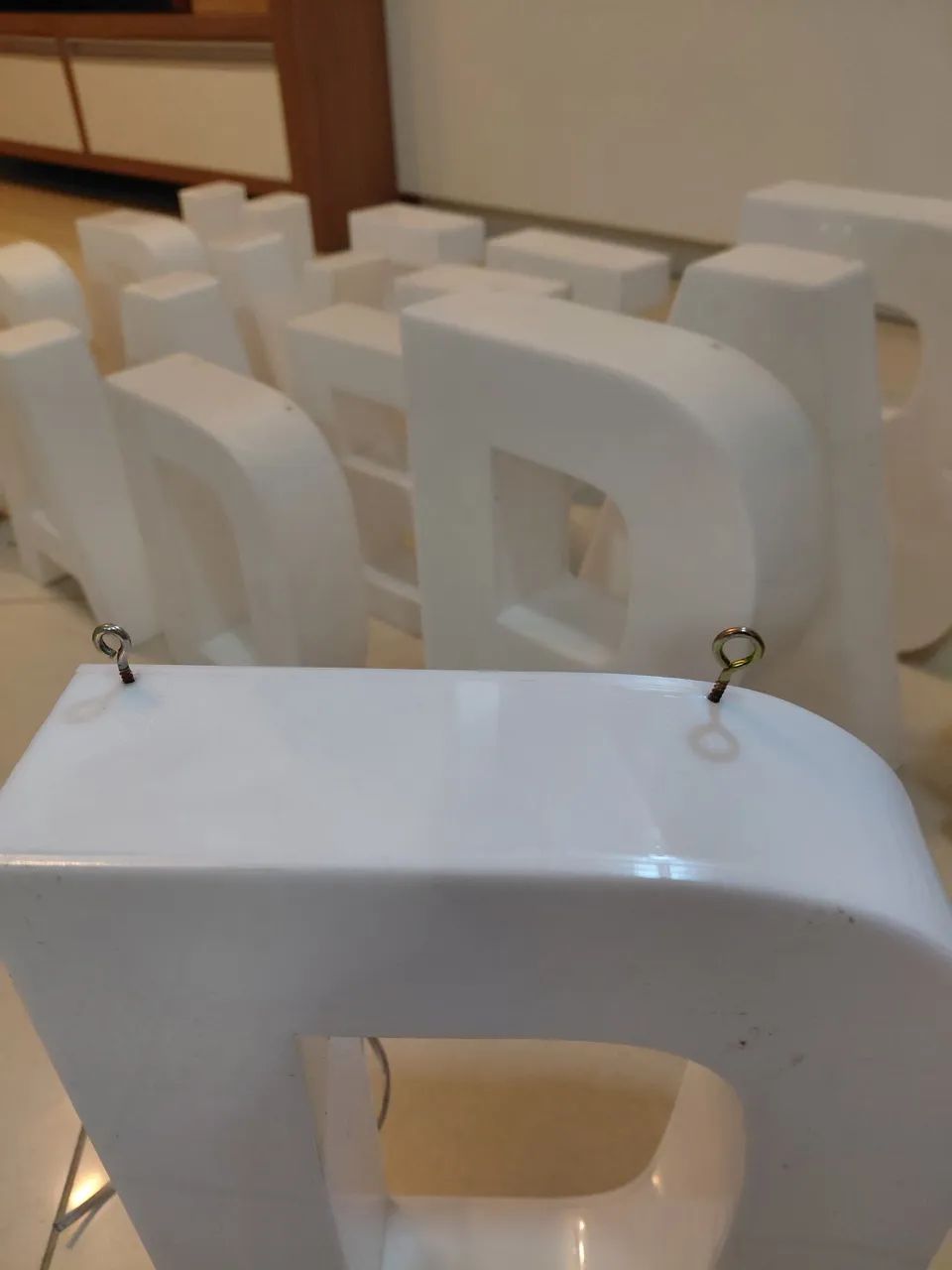 Letras Caixa Acrílico Branco com Led - Foto 4