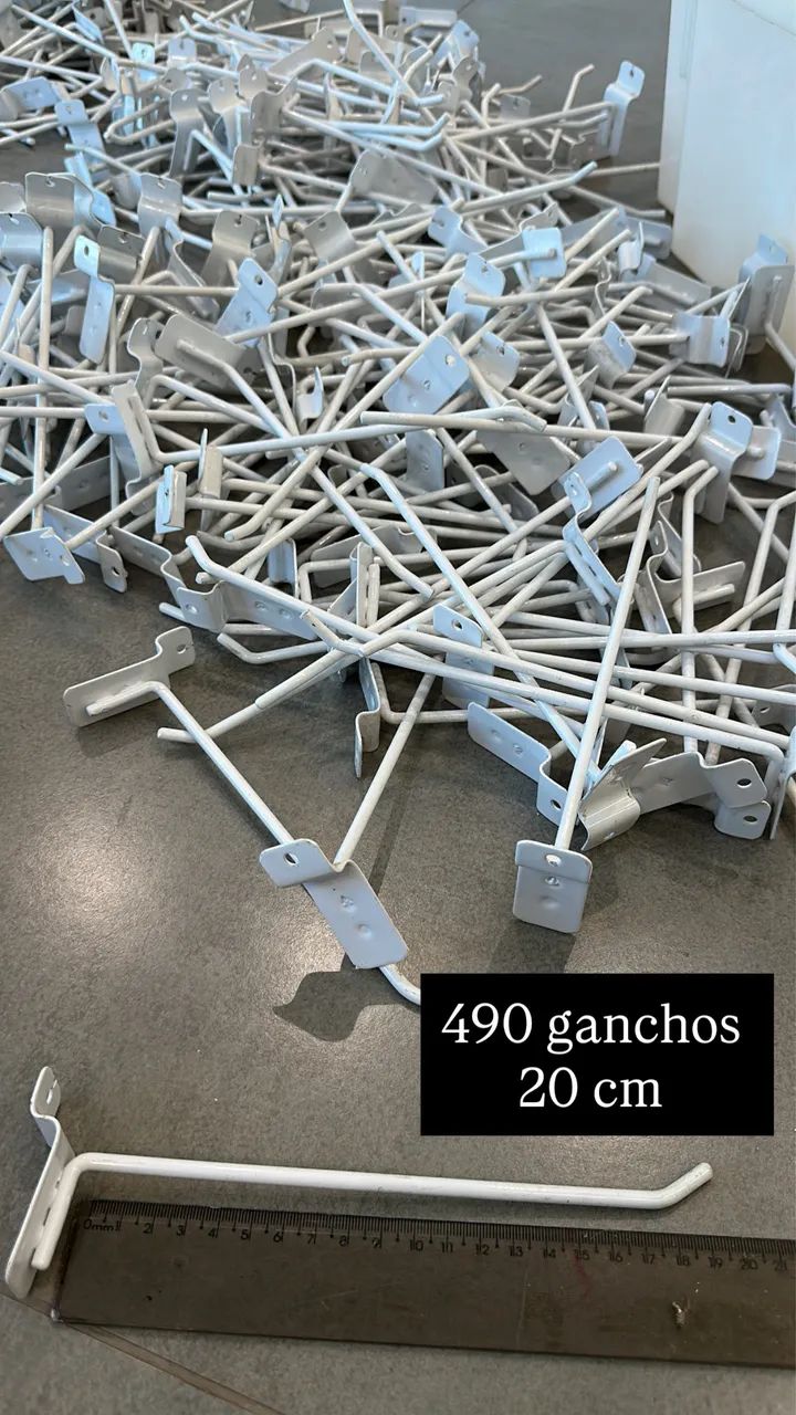 Ganchos painel ripado valor por unidade  - Foto 5