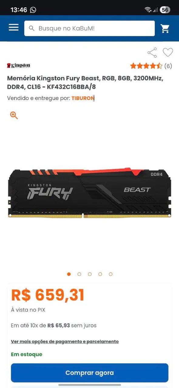 Memoria hyperx furry 8gb - Foto 2