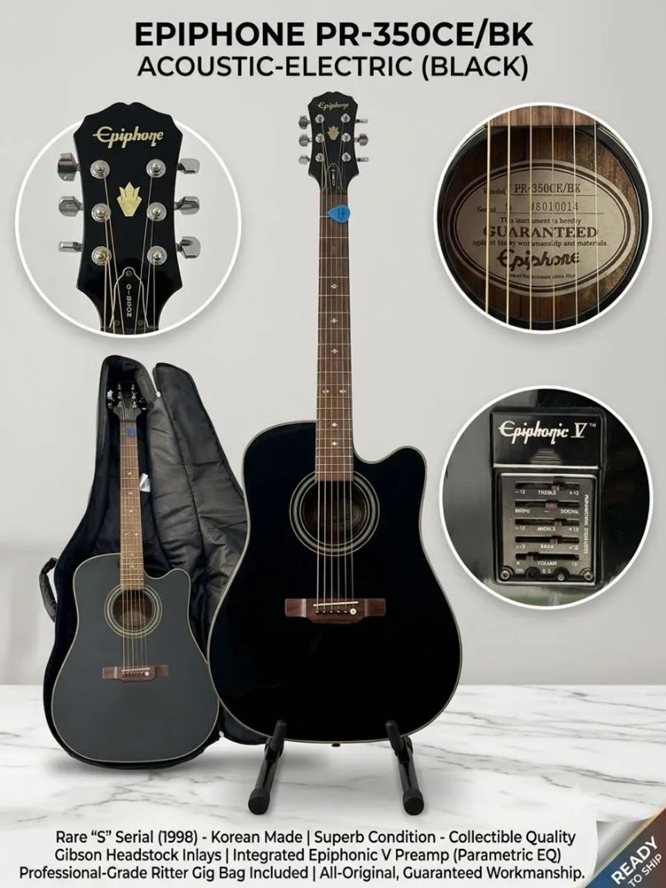Violão epiphone pr5e  - Foto 5