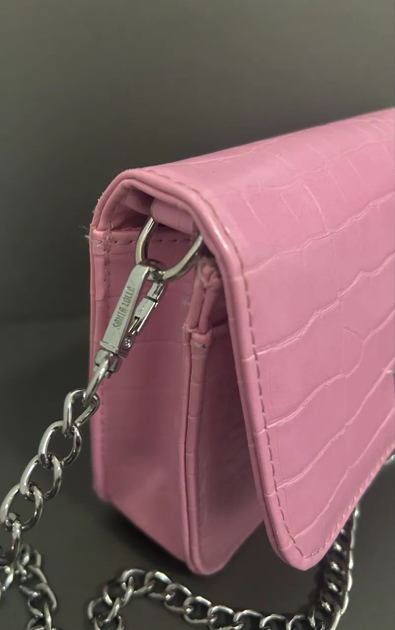 Bolsa Rosa Santa Lolla - Foto 2