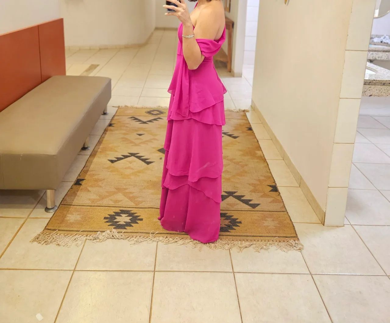 Vestido pink seminovo  - Foto 4
