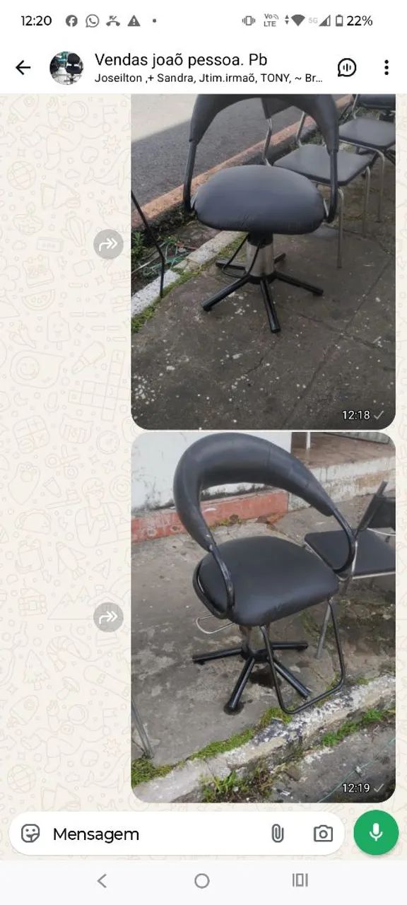 Cadeira de salaõ