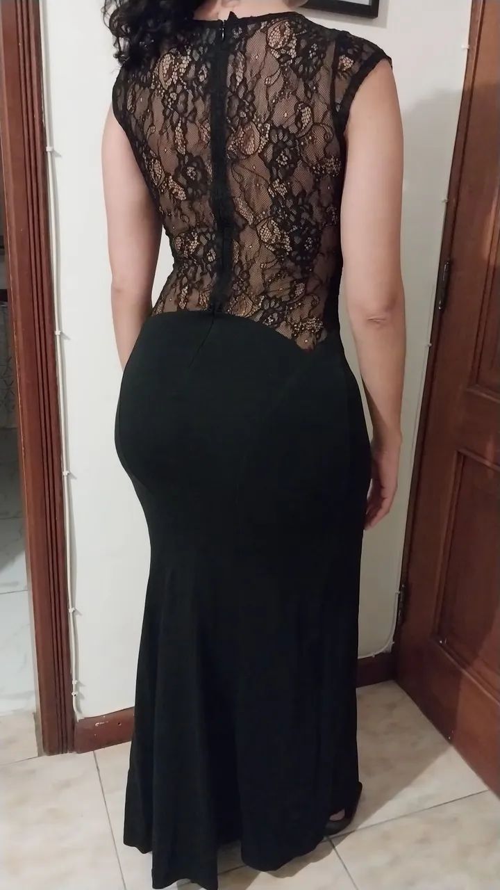 Vestido preto longo  - Foto 2