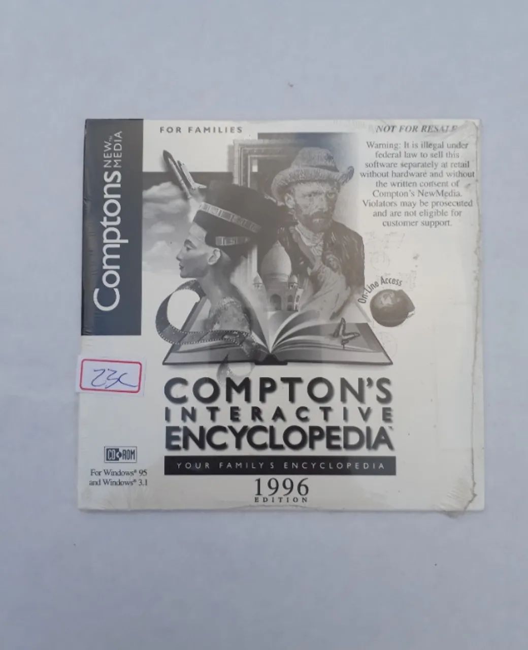 cd compton's interactive encyclopedia 1996 lacrado 23c