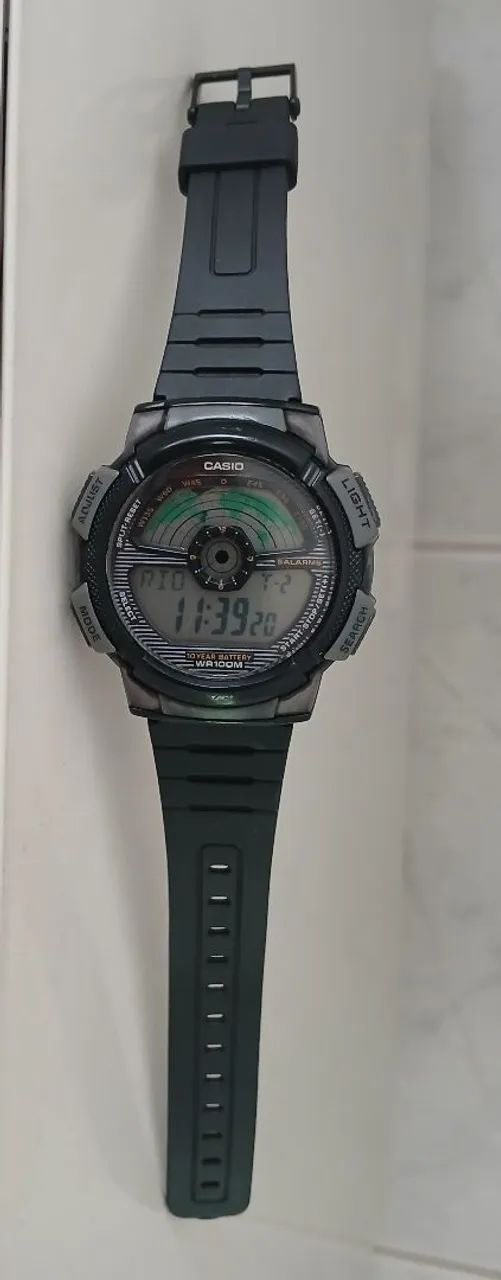 Relógio vintage original CASIO WORLD TIME impecável, ac troca por automáticos. - Foto 3