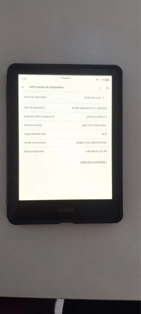 Kindle paperwhite 11ª geração 8GB - Tablets e E-Readers - Ahú