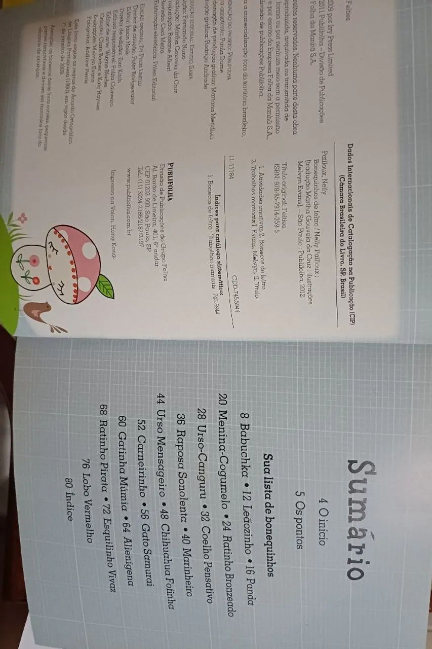 Livro Bonequinhos de feltro - Tudo para fazer 18 mini peças incríveis  - Foto 2