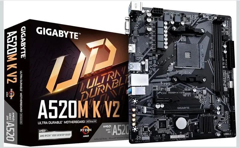 VEMDO PLACA MÃE DE GIGABYTE A520M K V2 NOVA ACEITO PROPOSTAS 