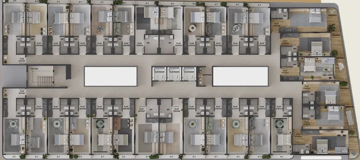 PLANTA 22m²