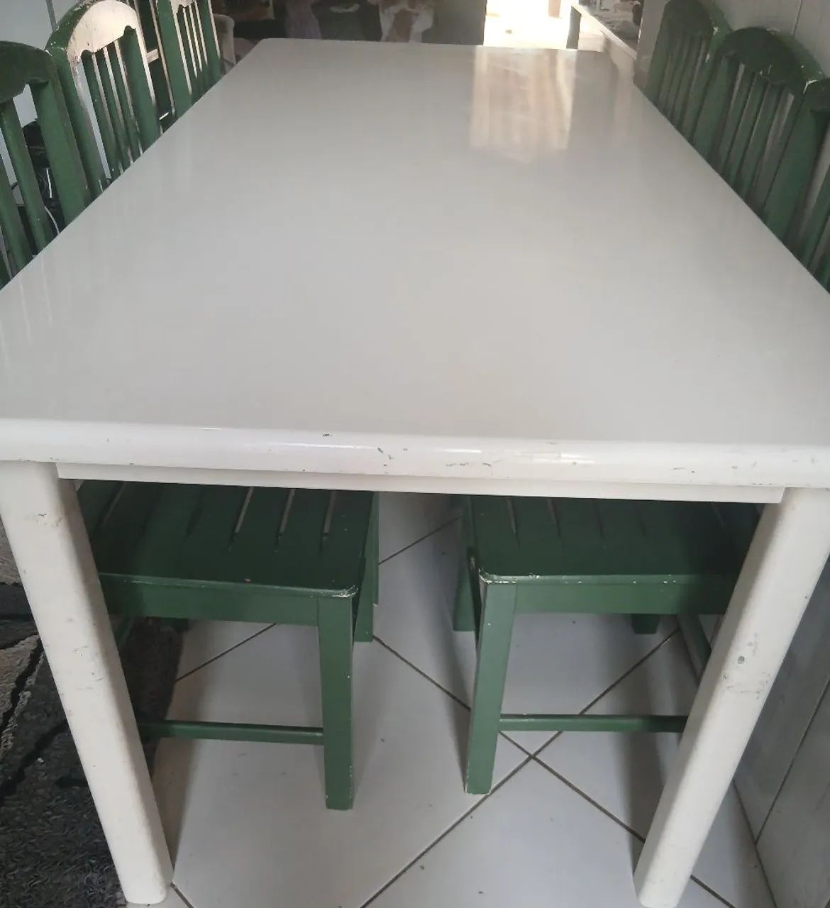 Mesa  de 2 metros madeira de boa qualidade