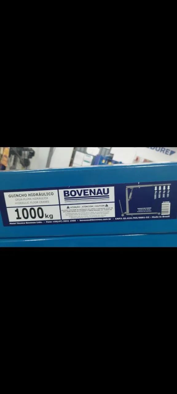 GIRAFA HIDRÁULICA 1000KG C/ PROLONGADOR BOVENAU
