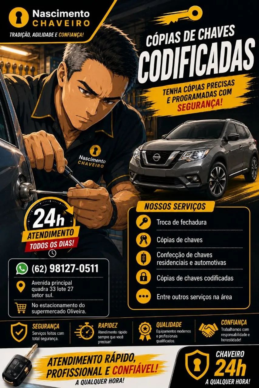 Chaveiro Nascimento 24hrs 