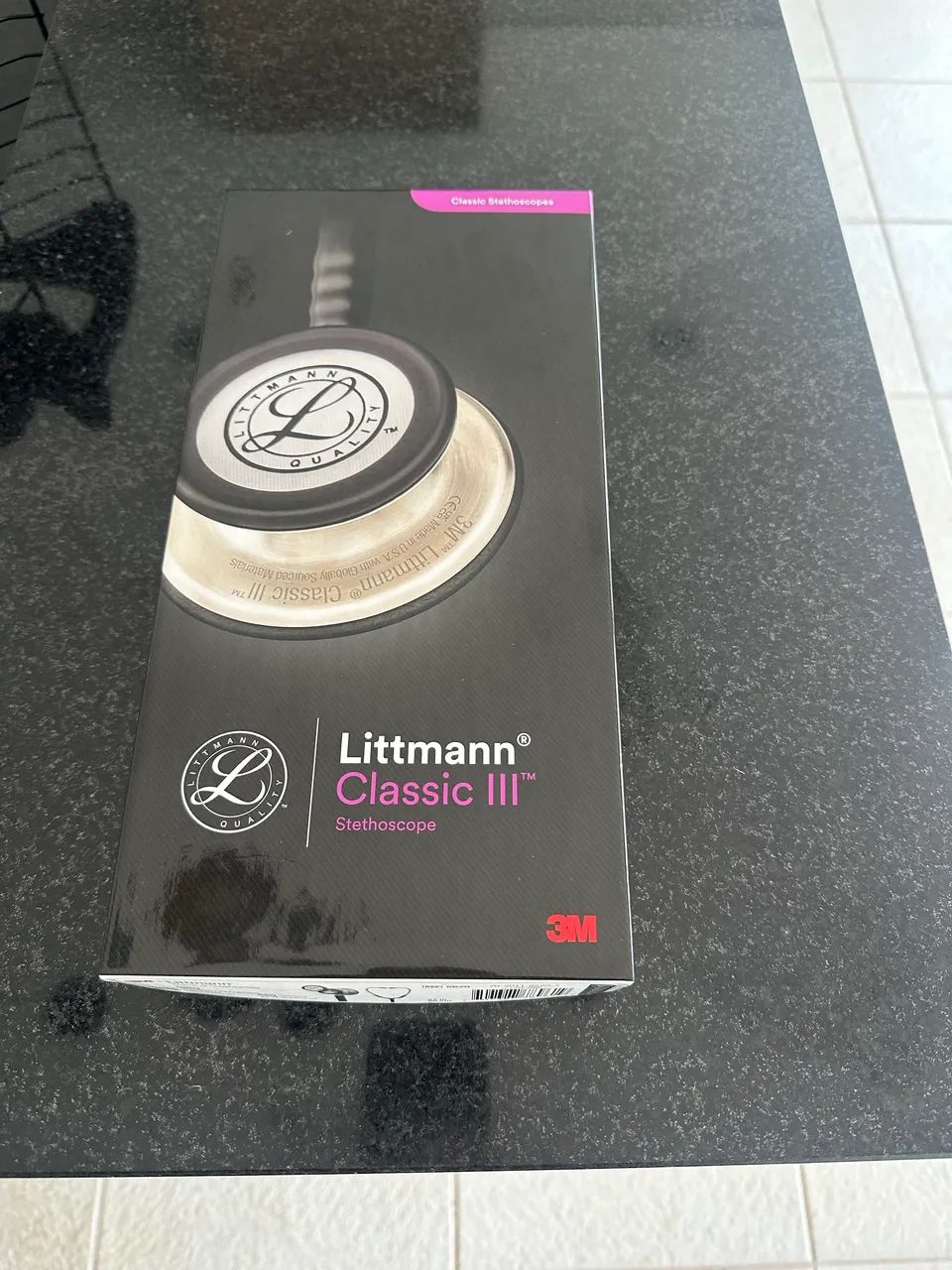 Estetoscópio Littmann® Classic III Preto parcelo sem juros  - Foto 2