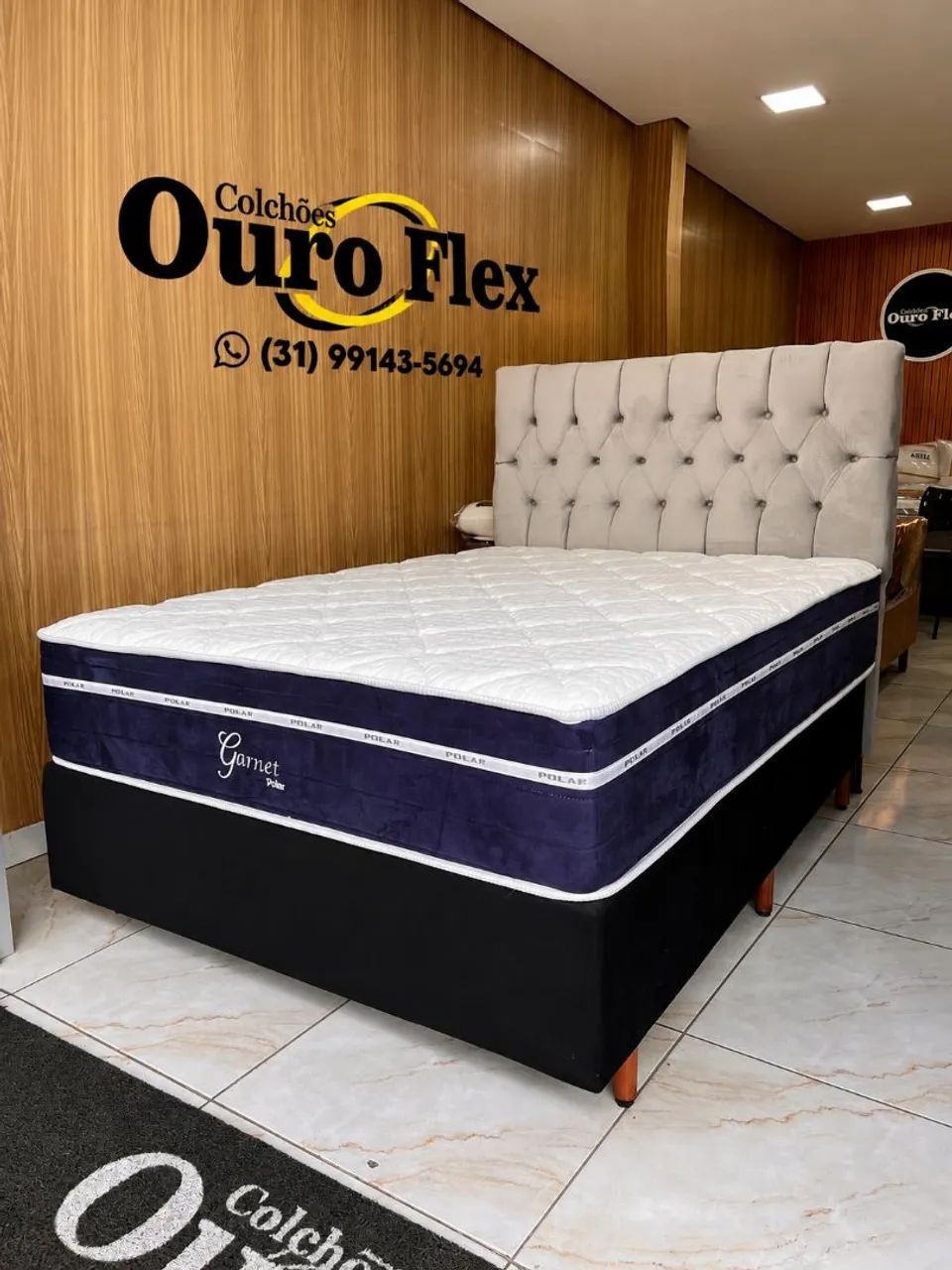Colchão molas ensacadas casal+ Box blindada - Confortável  - Foto 2