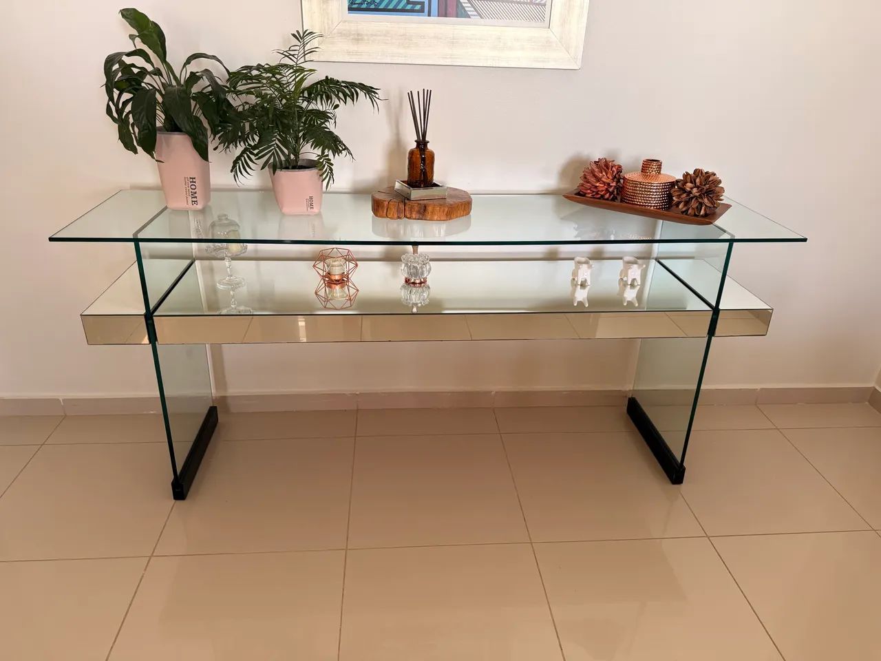 Console de vidro e espelho - Foto 2