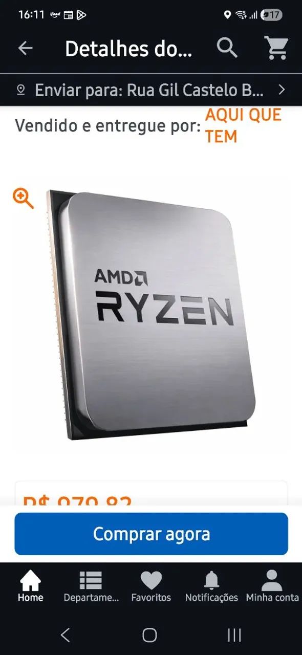 Processador Ryzen 5 3350G 