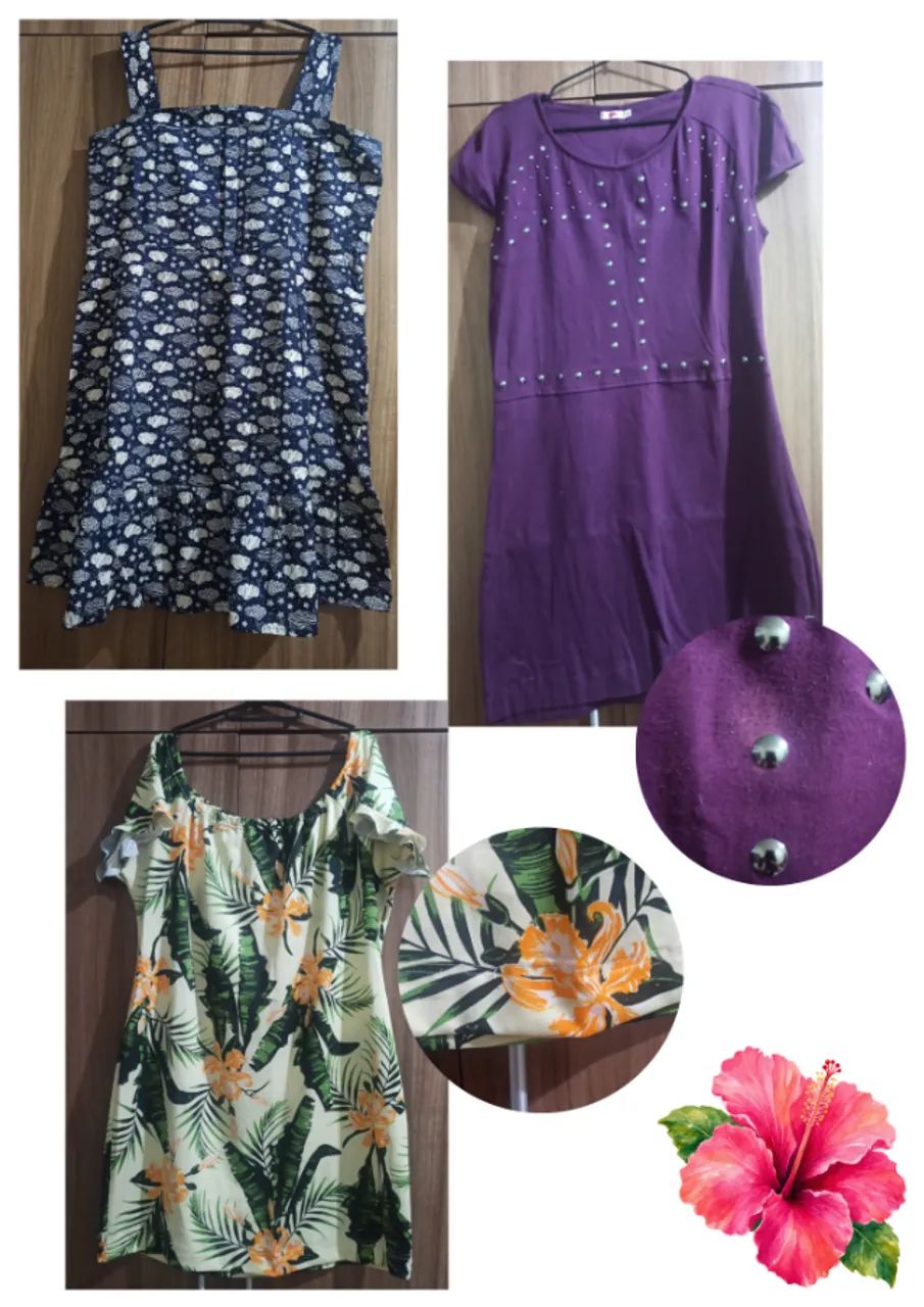 Lote de roupas plus size semi - Foto 4