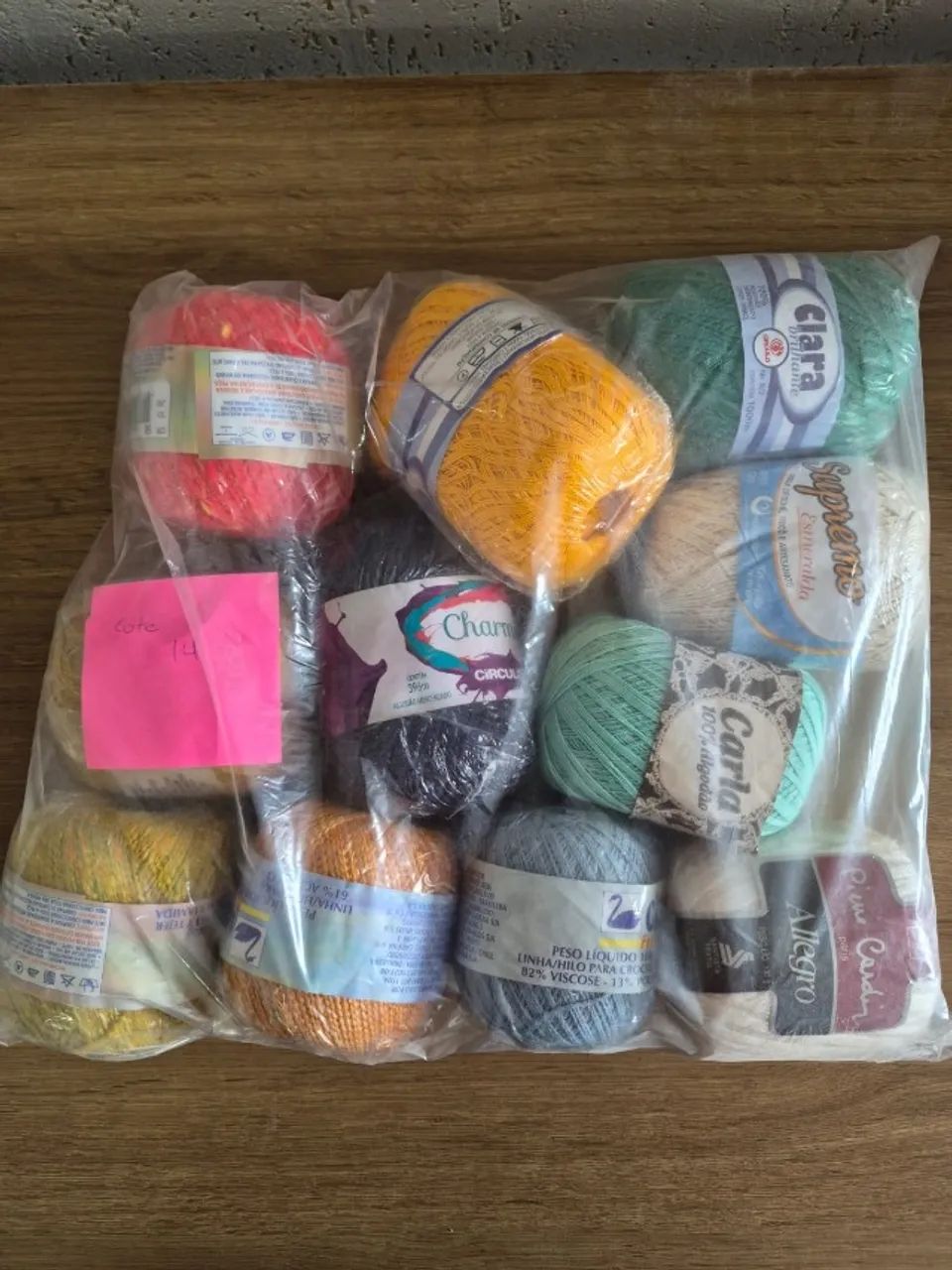 Linhas para bordado, artesanato, croche.