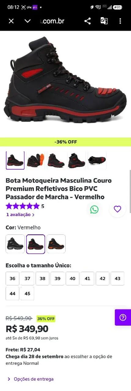 Bota moto shellac boots - Foto 4