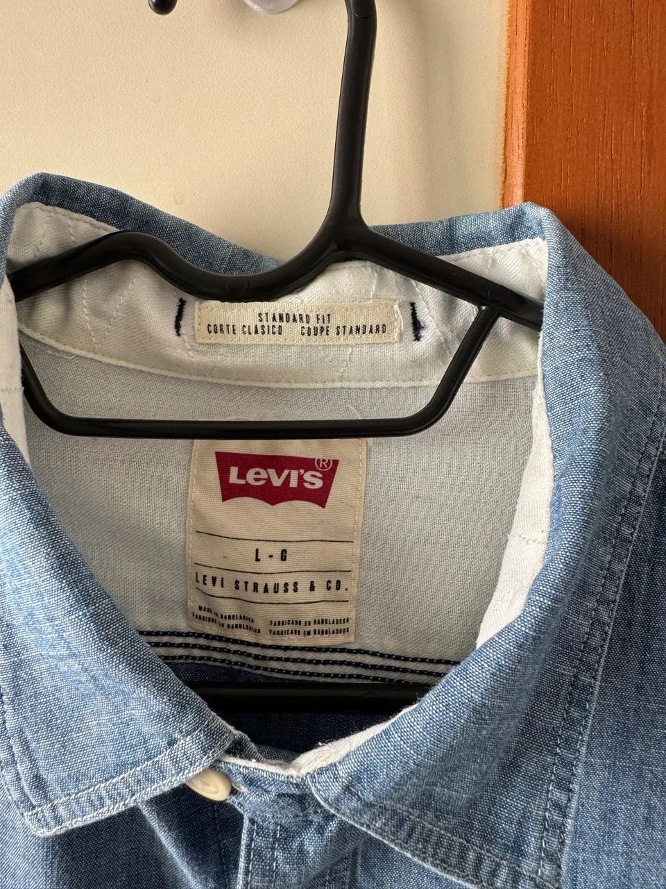 Camisa Jeans masculina slim LEVI?S - Foto 3