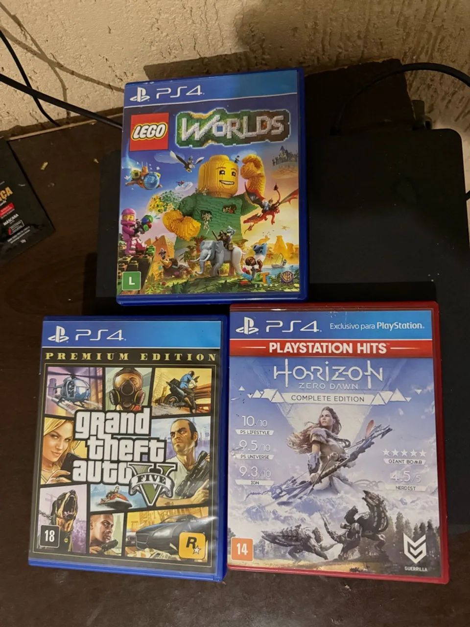PS 4 com 3 jogos - Foto 2