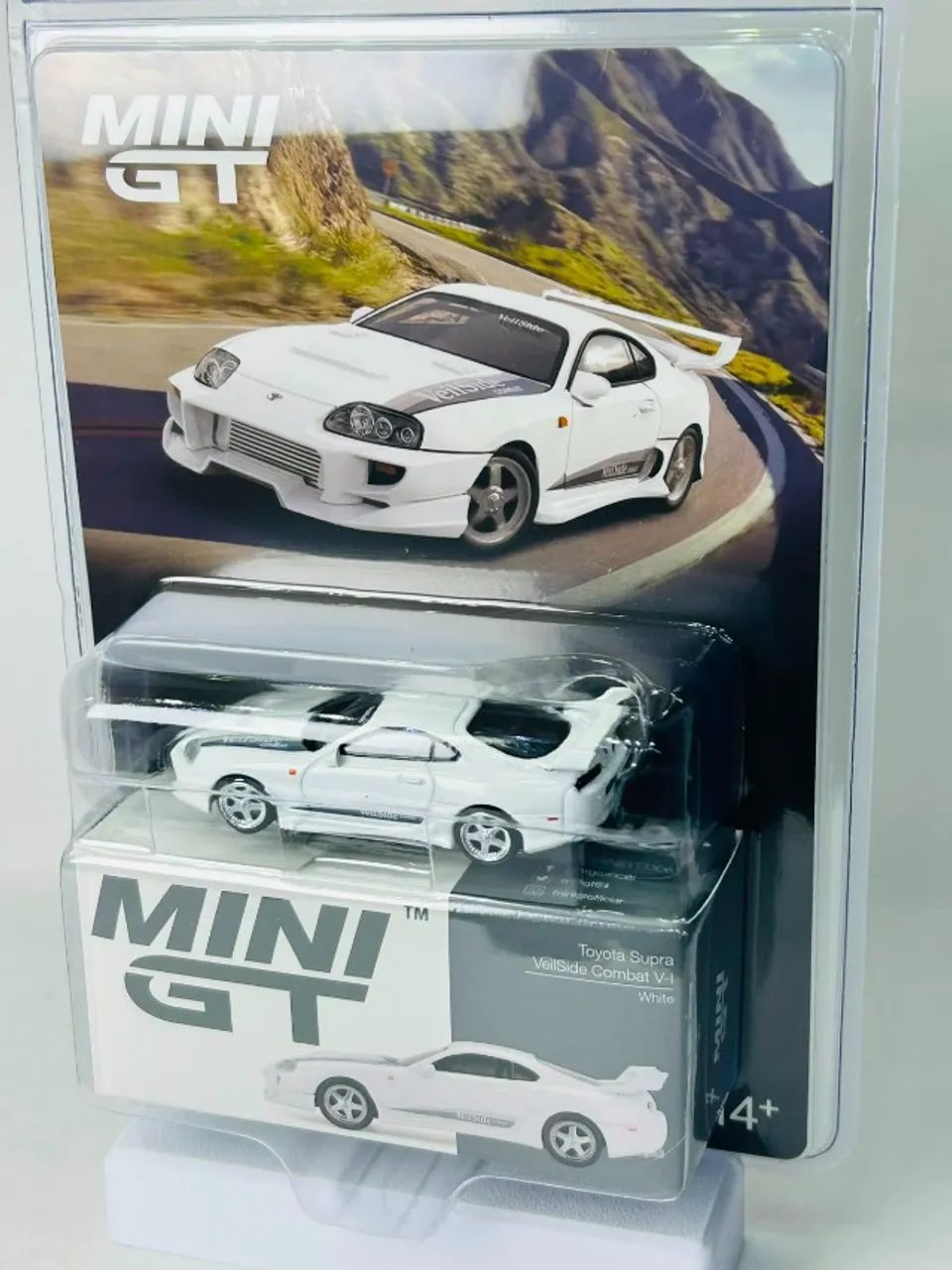 Mini GT Toyota Supra VeilSide Combat V-I - White - 1:64 - Foto 2