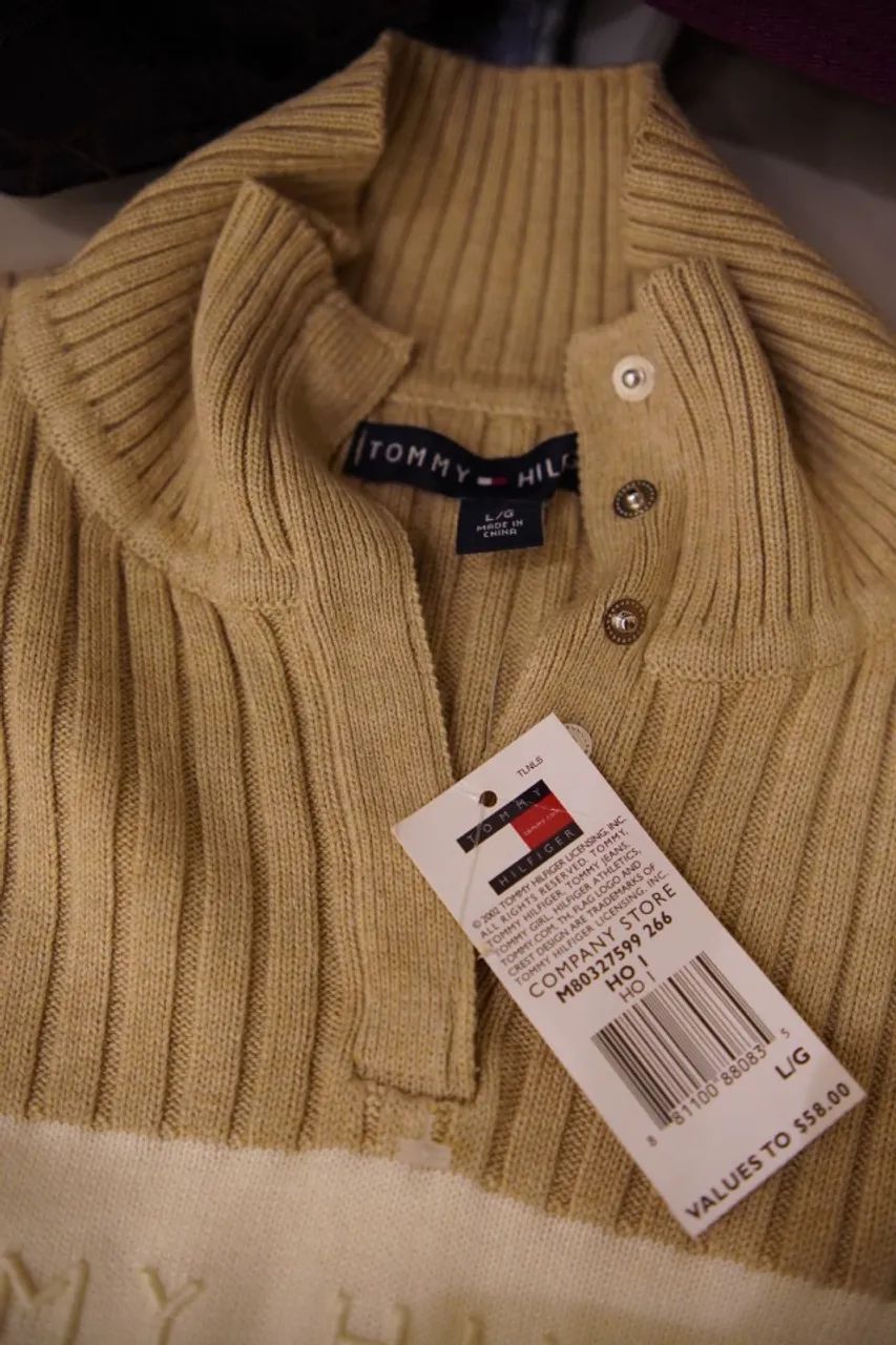 Sueter tommy hilfiger bege nova - Foto 5