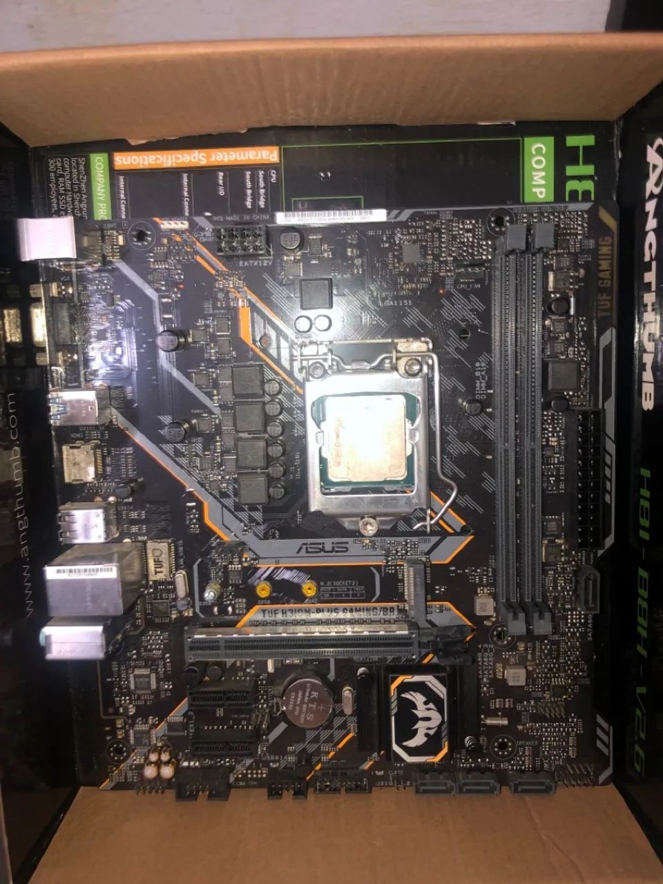 Kit processador e placa mãe 