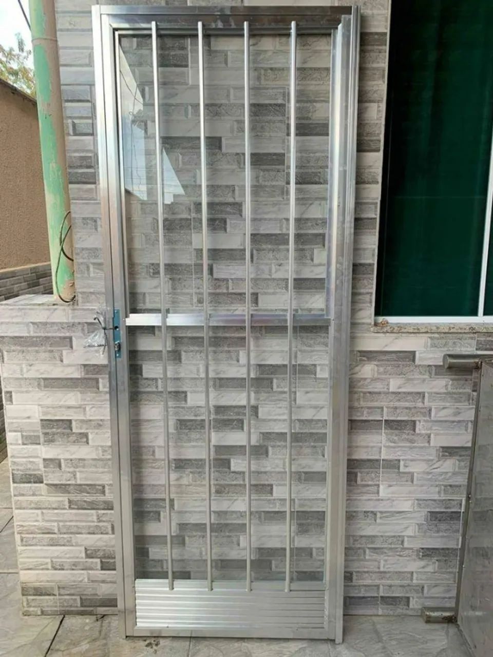 porta palito aluminio brilhoso completa 