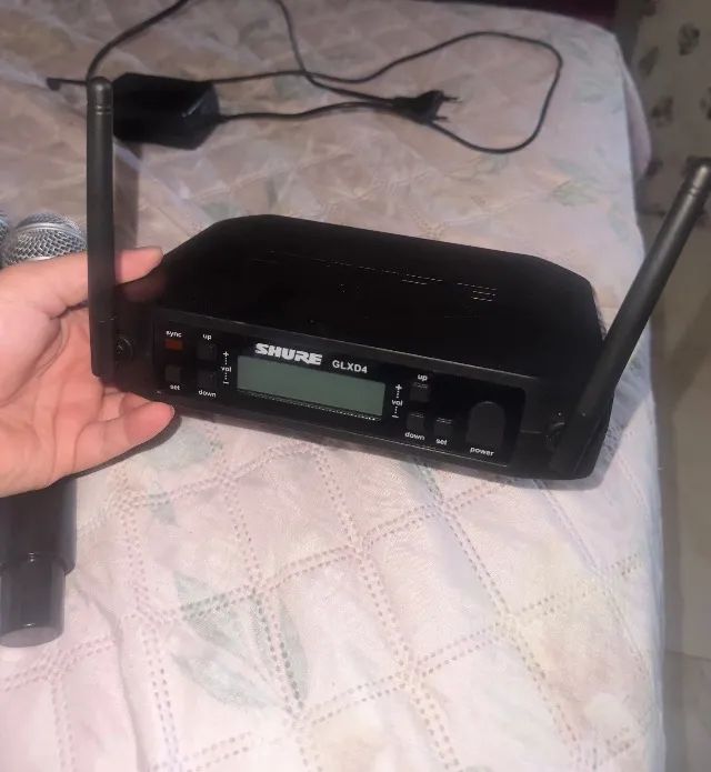 MICROFONE SHURE GLXD4 DUPLO KIT - Foto 3