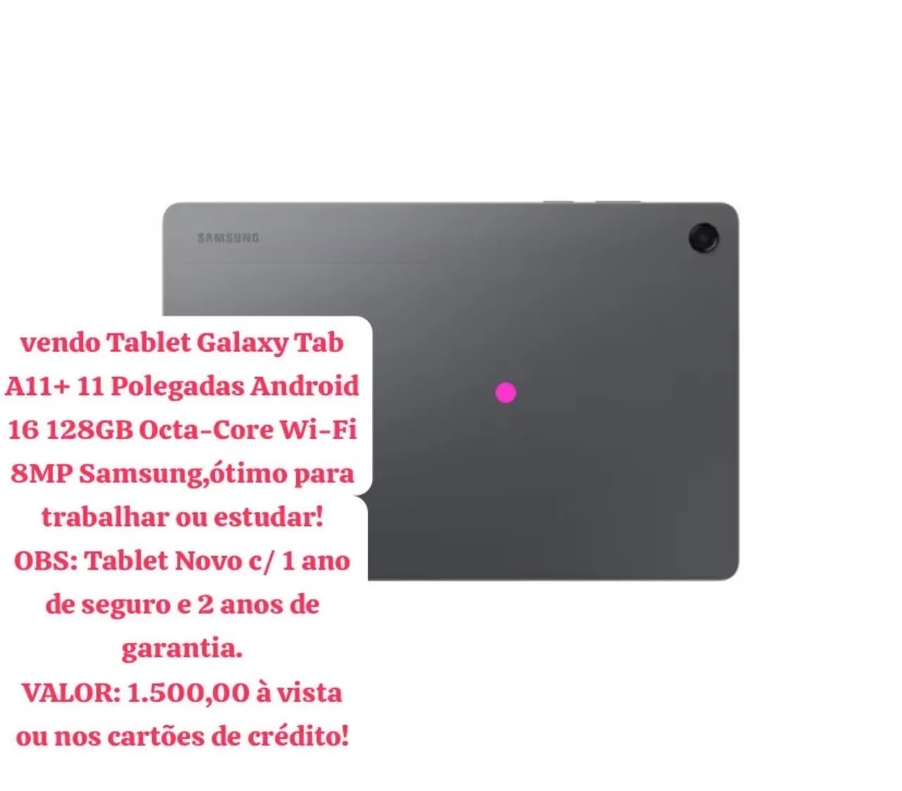 Vendo tablet Samsung Galaxy tab A11+plus - Foto 2