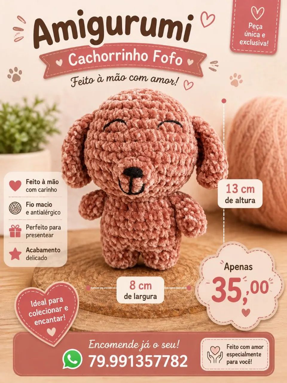 Cachorro Amigurumi