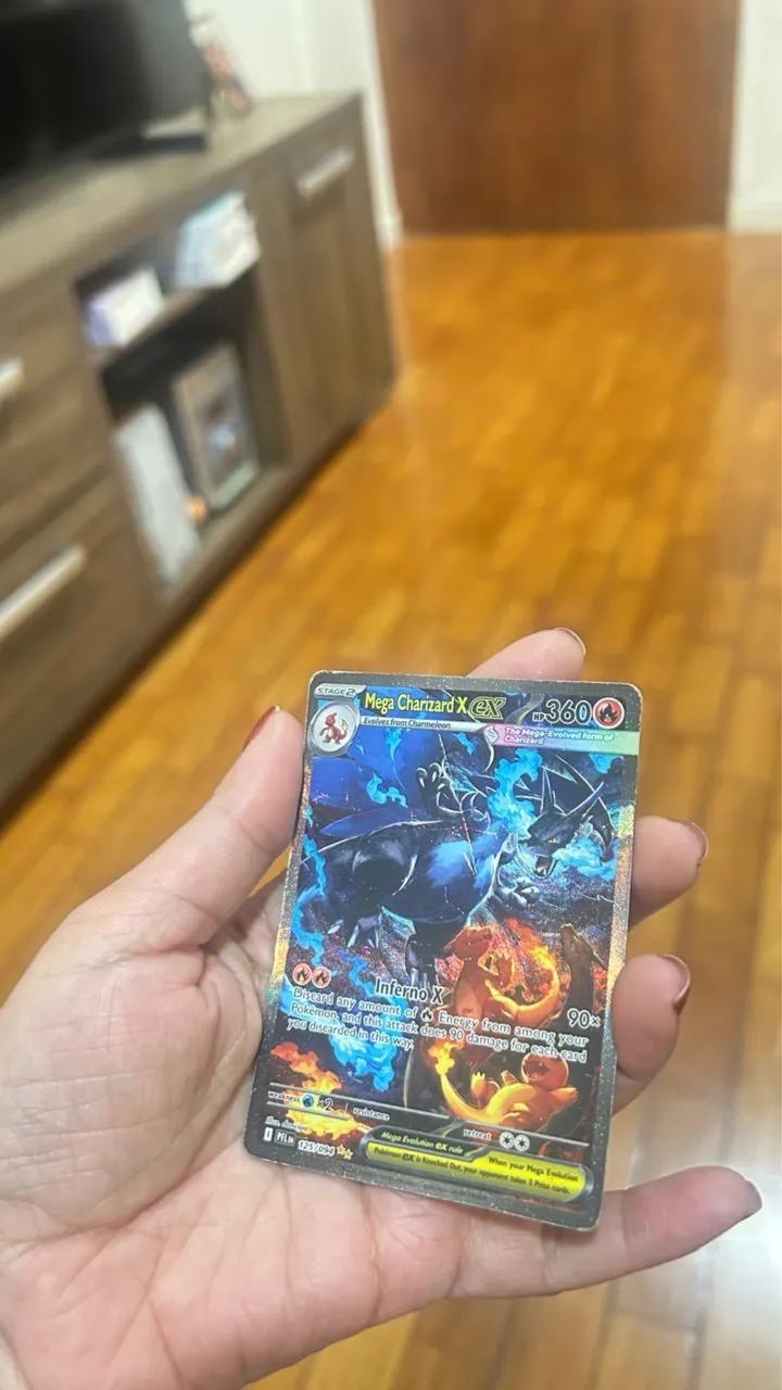 Mega charizard  EX carta Pokémon  - Foto 2