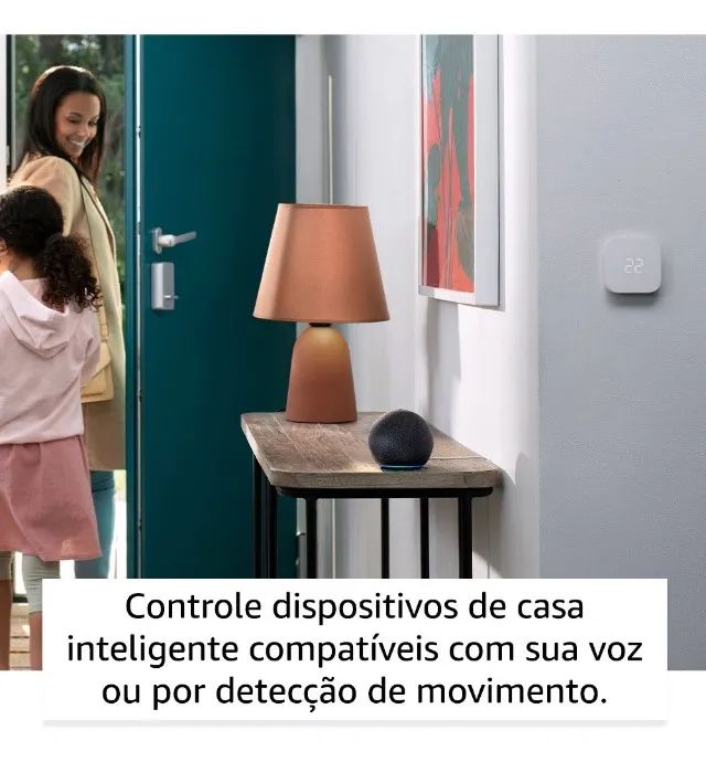 Eco Dot 5ª Geração da Amazon - Assistente Virtual Inteligente Pronta Entrega - Foto 5