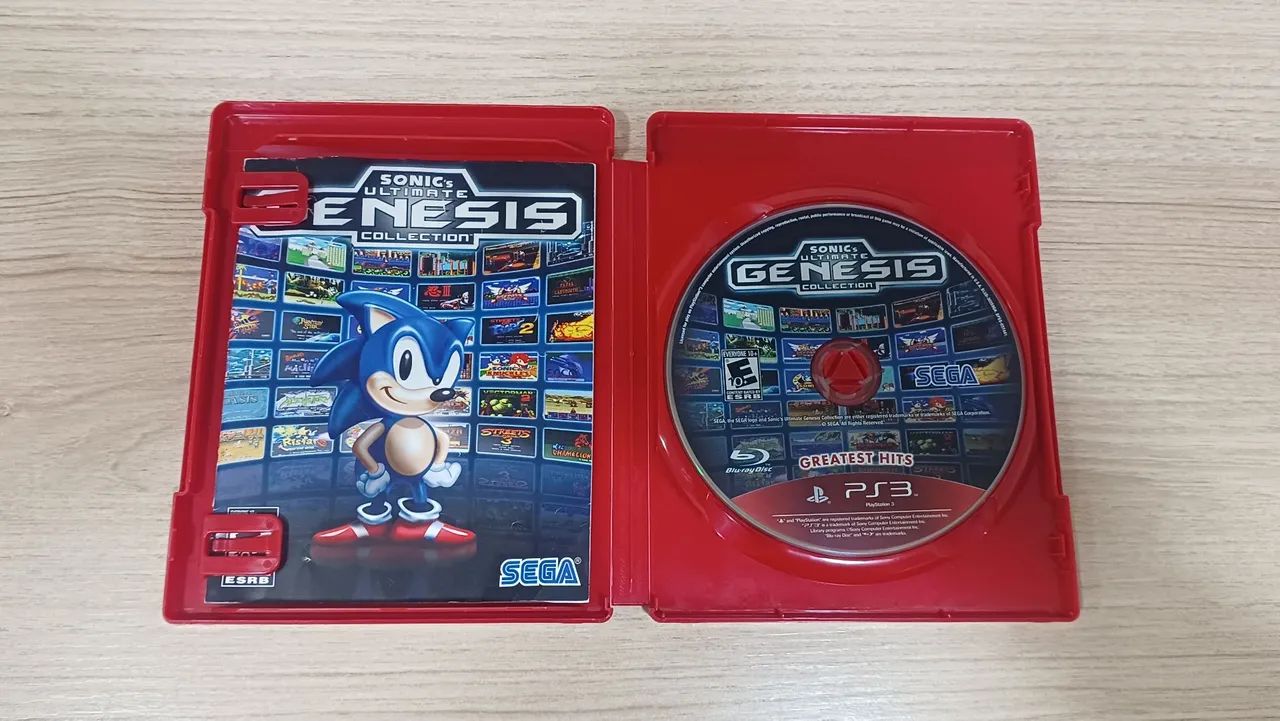Sonic Ultimate Gênesis Collection Ps3 - Jogos de Vídeo Game